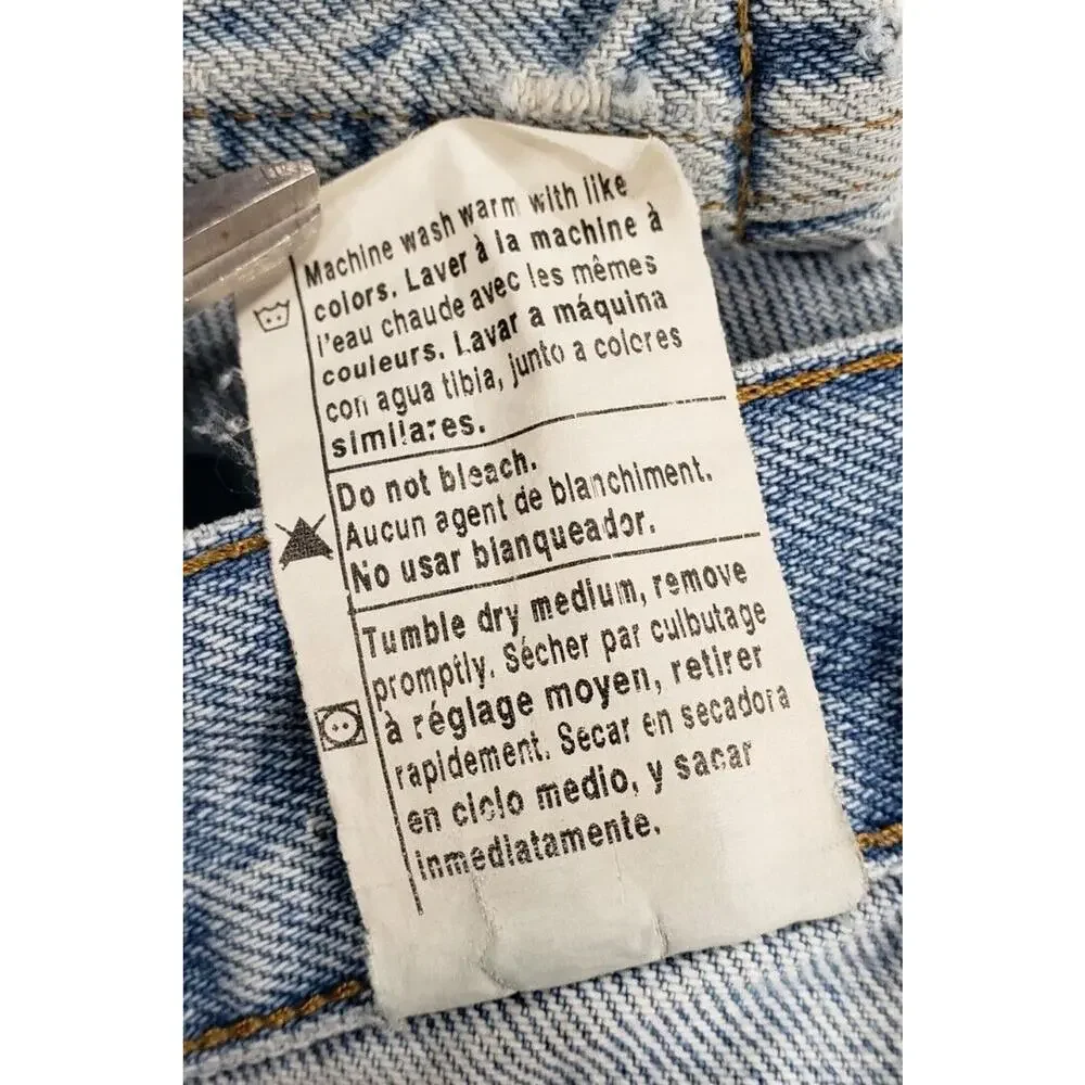 Carhartt MENS 40X30 Jeans Blue Denim Straight Traditional Fit Grunge B18 STW Y2K